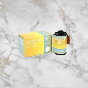 Amber D100 35mm Color Negative Cine Film, 27 Exposures, ISO100, 135, Cinematic